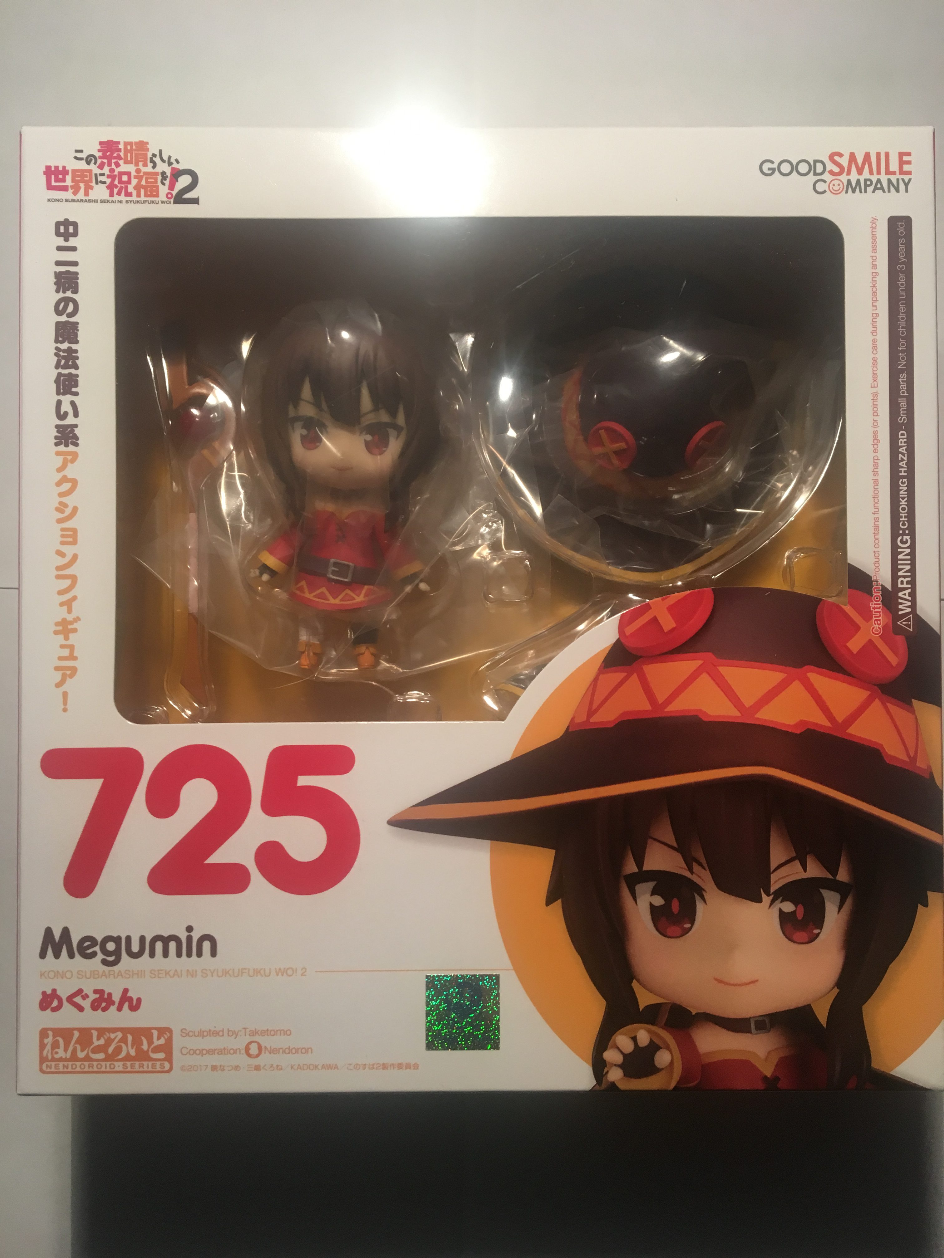 wxxsjfj Anime Nendoroid 725 Konosuba MEGUMIN Action PVC Figure 